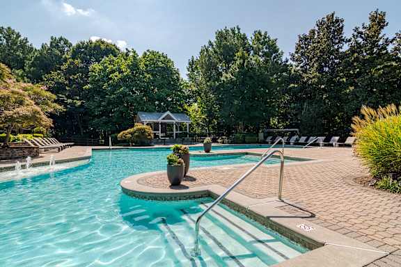 Sparkling Pool at Willowest in Vinings, Atlanta, Georgia