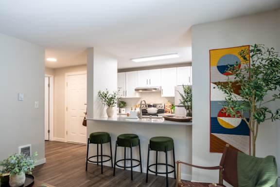 Open Living Space at Brackett Apartments, WA
