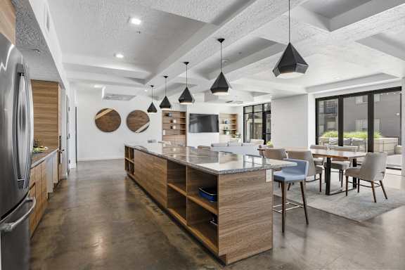 Clubhouse Kitchen at The Flats at Riverwoods, Provo, Utah