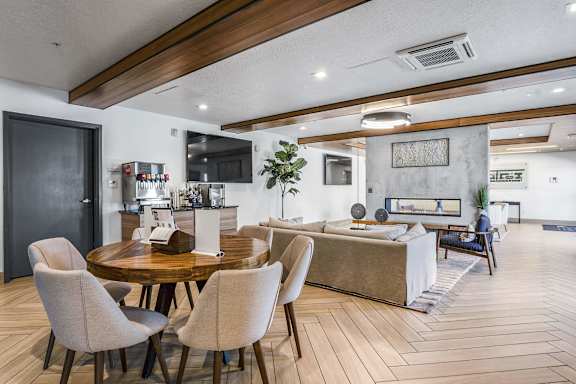 Living Room and Kitchen at The Flats at Riverwoods, Provo, 84604