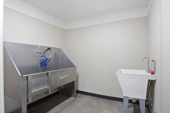 Dog Washing Station at The Flats at Riverwoods, Provo, UT