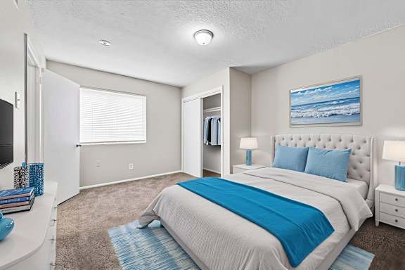 Private Master Bedroom at Signature Collection, Tuscaloosa Alabama