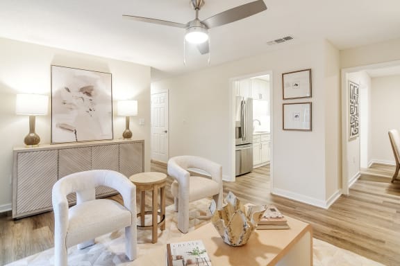 Living Room  at The Oliver Apartment Homes in Olive Branch, MS