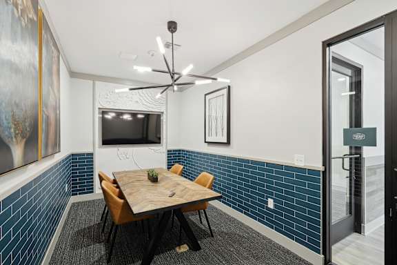 Seating at Vintage Raleigh West Apartments, Raleigh, NC