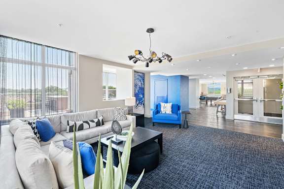 Living room at The Bradley in Alexandria VA