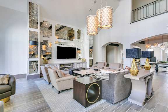 Modern kitchen at The Huntington in Plano TX