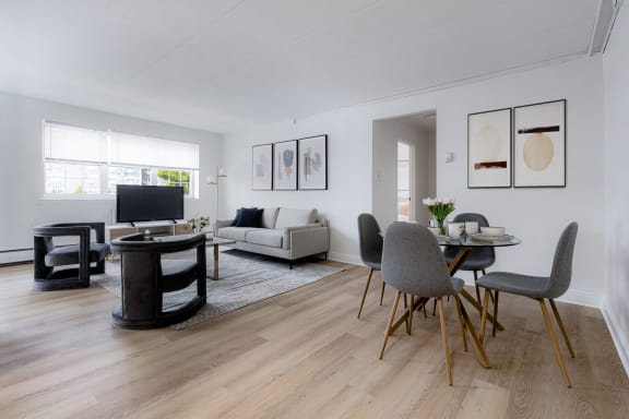 Open Space Living Room at Chestnut Hill Village, Philadelphia, PA