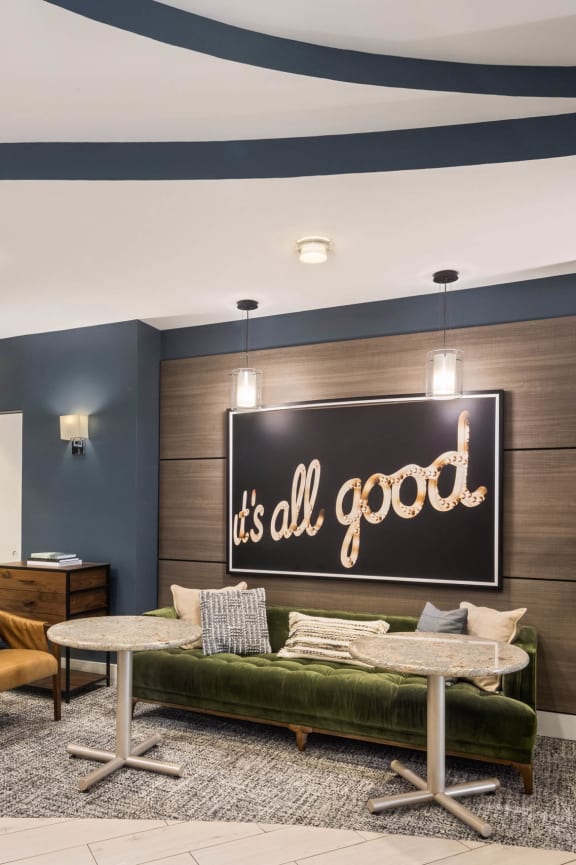 Soft Comfortable Sofa at 15 Bank Apartments, New York, 10606