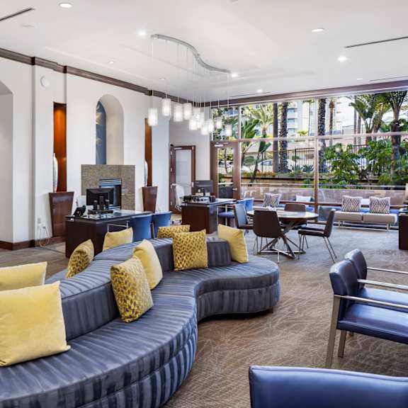 Clubhouse Lounge at Costa Verde Village Apartments, San Diego