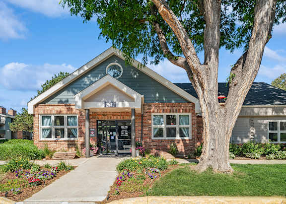 Exterior at Rock Peak on Sunset Apartments in Longmont CO
