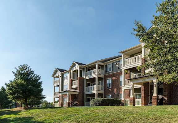 Lake View with a Skyscraper at Wyndchase Aspen Grove Apartments, Franklin, TN