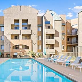 Pool View at Costa Verde Village Apartments, San Diego, CA 92122