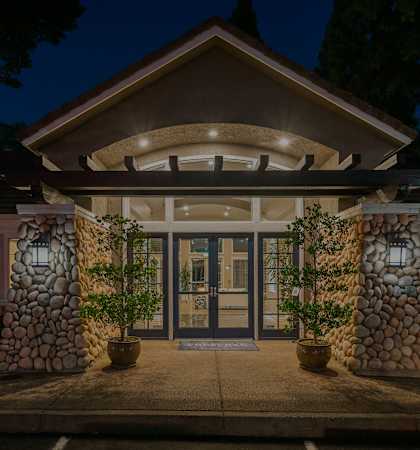 Leasing office entryway - Preserve at Blue Ravine Apartments