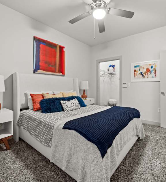 Bedroom at The James on South First, Austin, 78748