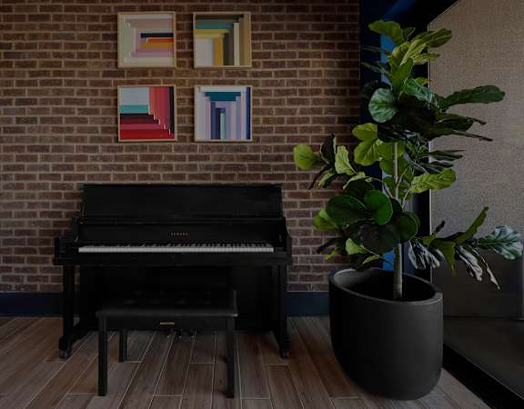 Piano in the top-floor Sky Deck - 23Hundred at Berry Hill