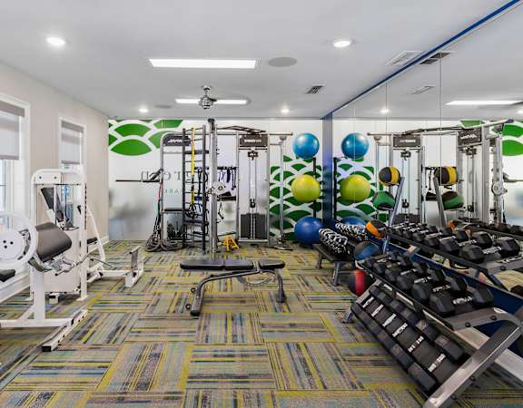 24-hour fitness center - Evergreen Lenox Park