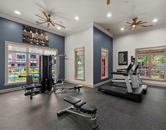 State-of-the-art fitness center - Belle Harbour Apartments