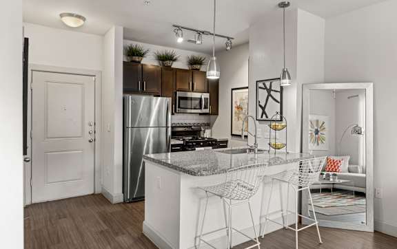 Large Kitchen at The James on South First, Texas