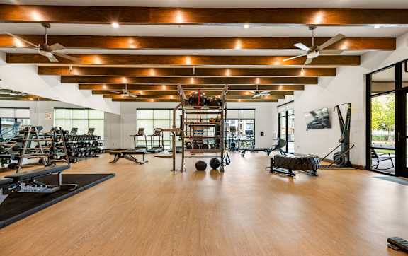 Fitness Center at The Haywood Apartments, Austin, Texas