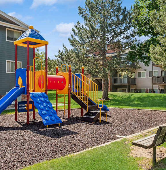 Playground at Rock Peak on Sunset Apartments in Longmont CO