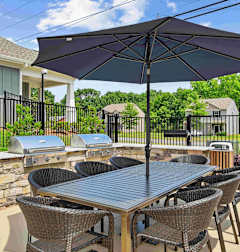 Outdoor Patio and Grill at Zora University, Charlotte, NC