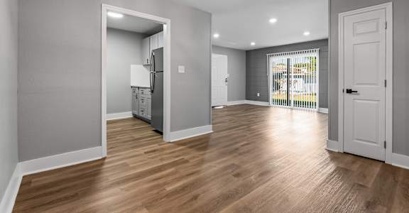 Kitchen And Living Area at Serenity Place Central, Florida, 32304