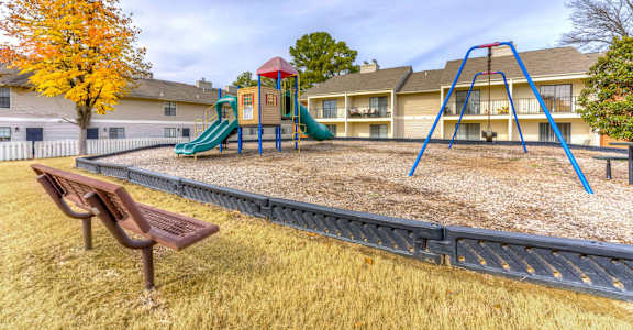 Play area view at Cordova Creek Apartments, Cordova