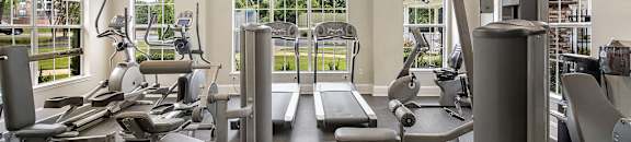the gym at Highlands Apartment Homes, Bartlett, 38135