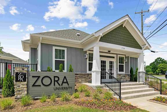 Property Signage at Zora University, Charlotte, NC