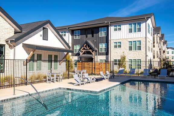 resort style pool at Matlock Flats, Texas