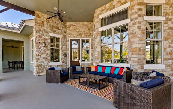 Outdoor Patio at Bridge at Indigo, Austin