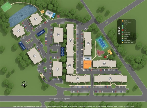 Villas at Oak Crest Site Map