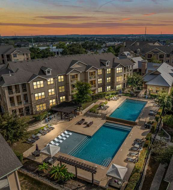 Twilight Pool View at The James on South First, Austin