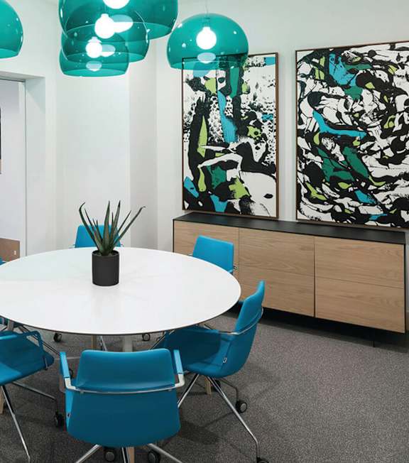 Seating area at Jada Legacy Central Apartments in Plano TX