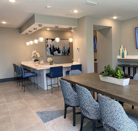 clubhouse clubroom kitchen