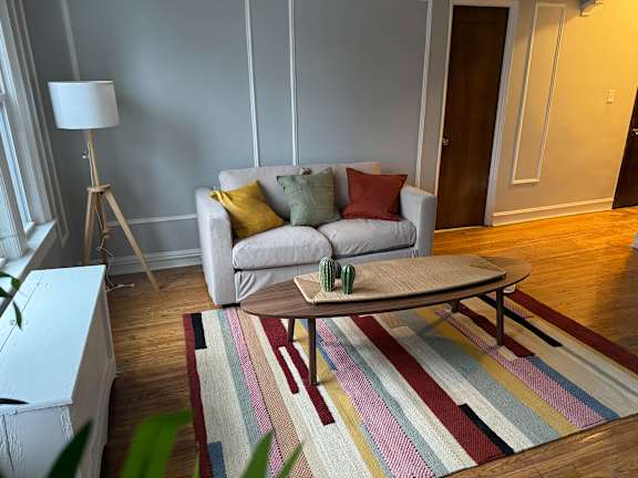 Bright Living Room at Lifestyle Apartments at Syracuse, Syracuse, NY