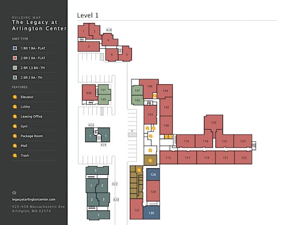 a floor plan of the legacy at atlantic center apartments