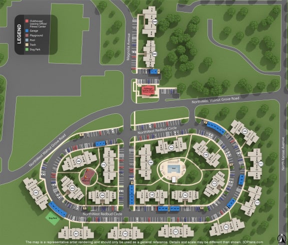 Woodland Park at Soldier Creek Site Map