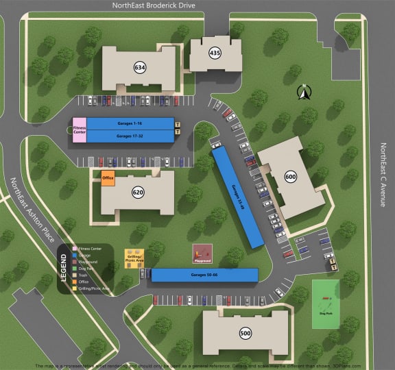 Grand Ridge Site Map