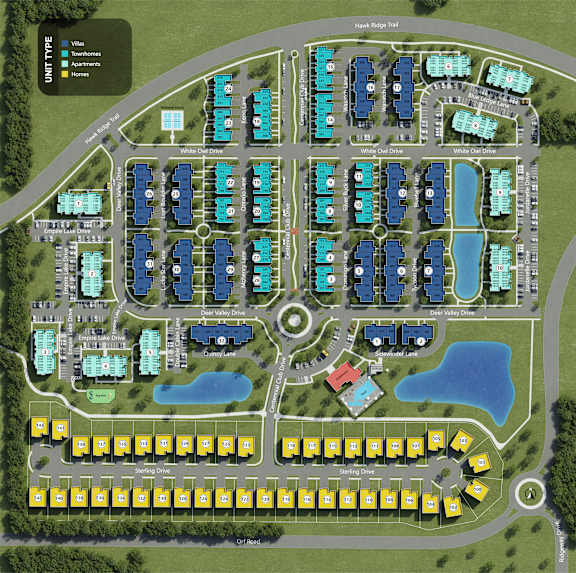 Site Map at Montage at Hawk Ridge Apartments, Lake St. Louis, Missouri