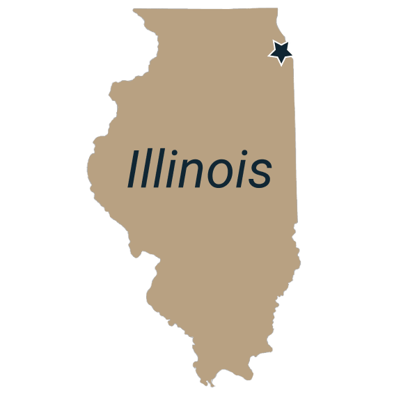 a map of the state with its capital