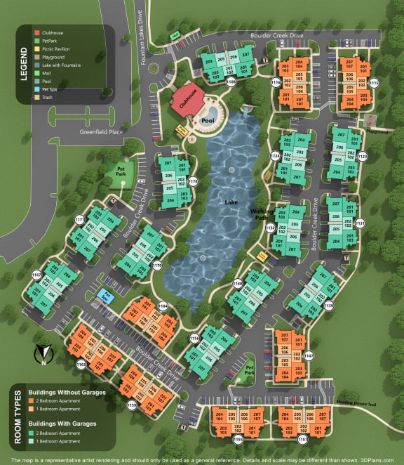 Parkway Lakeside_Site Map