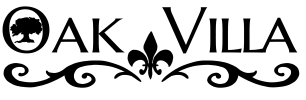 a green logo with the words oak valley on a green background