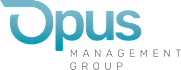 the logo for oppus management group on a white background
