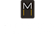 A logo with a square and a letter M in the middle with a line underneath it.
