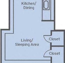 S1 Floor Plan at The Mason Mills Apartments, Georgia, 30033