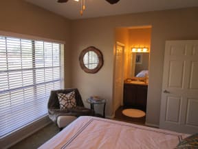 Master bedrooms with attached bathrooms