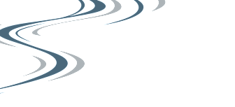 A black background with blue wavy lines.