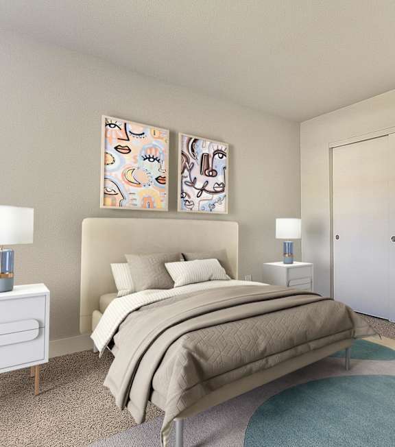 Bedroom at Bella Terra Apartments, Henderson, NV, 89012