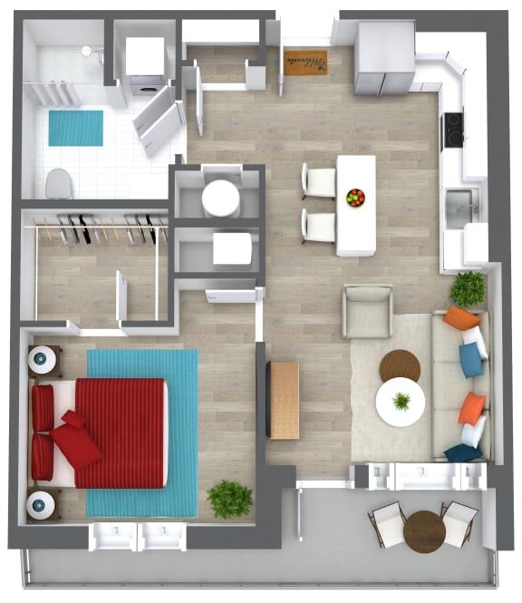 Floor Plan 6 at Union 346, Somerville, MA